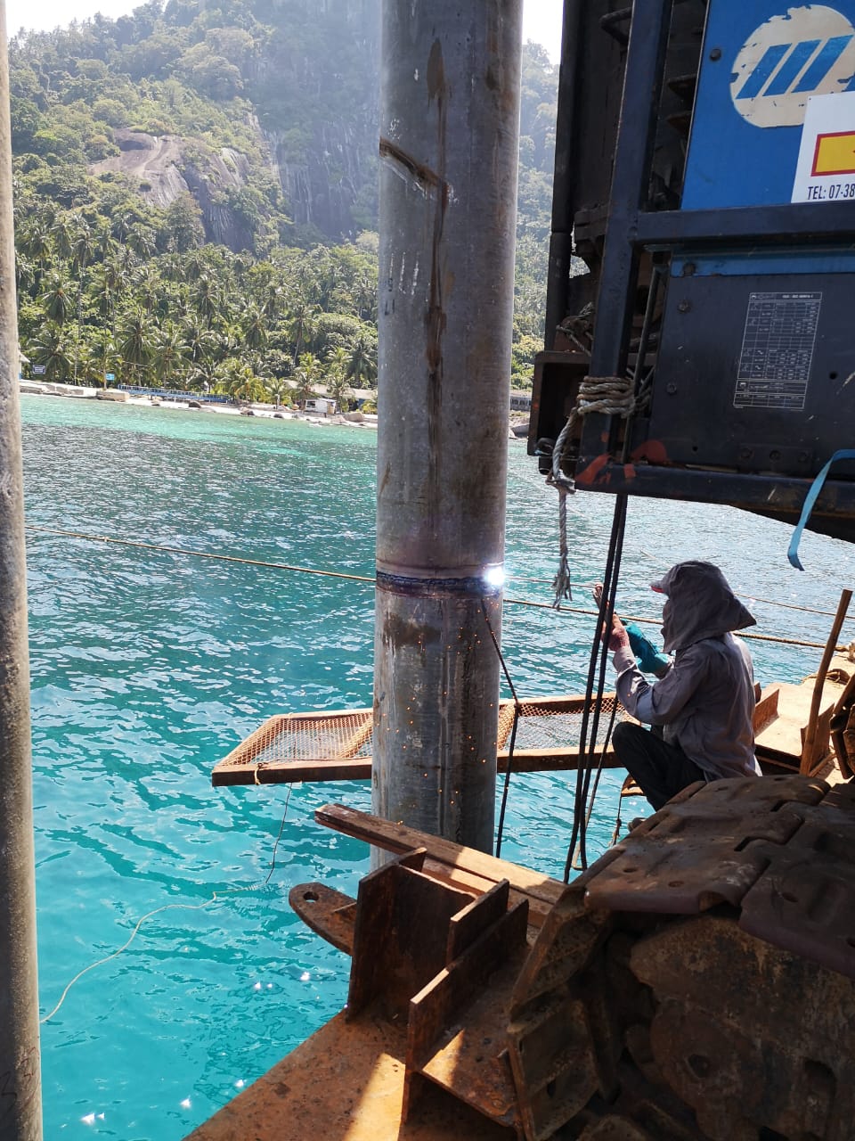 Piling Works at Pulau Pemanggil gallery image