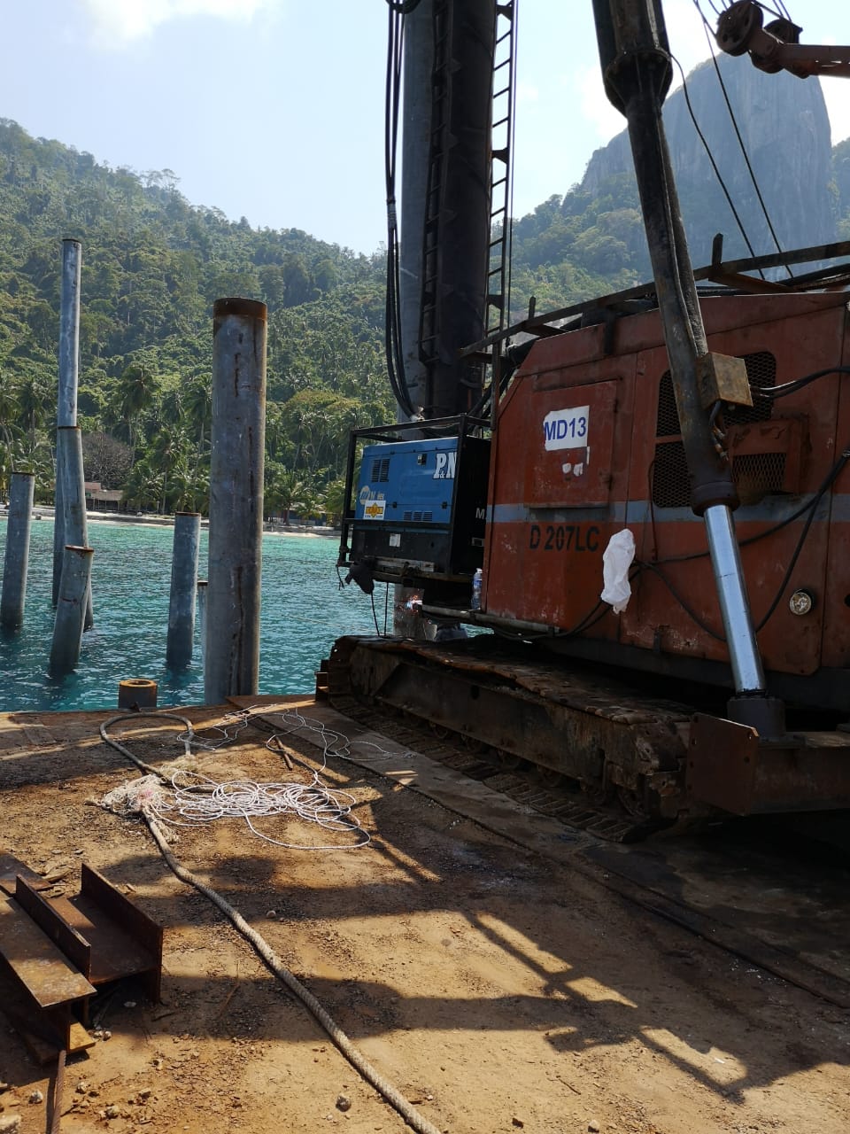 Piling Works at Pulau Pemanggil gallery image