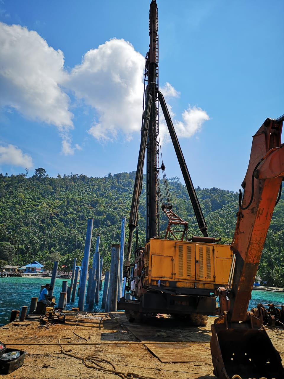 Piling Works at Pulau Pemanggil gallery image