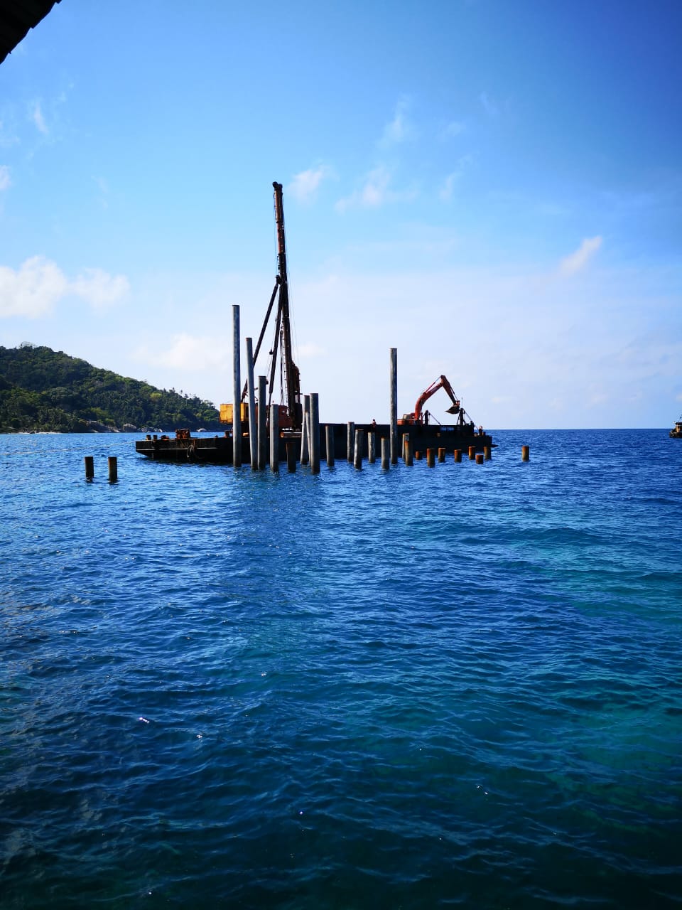 Piling Works at Pulau Pemanggil cover image